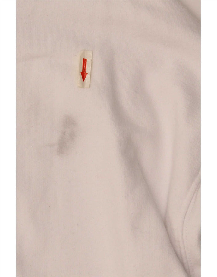 Levi's - Sudadera con gráfico para hombre, ajuste relajado, talla 2XL, algodón blanco