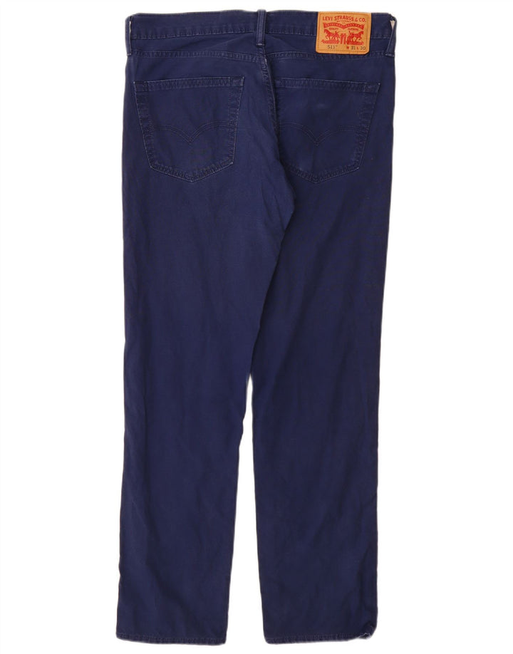 LEVI'S Mens 511 Slim Casual Pantalones W31 L30 Azul Marino Algodón
