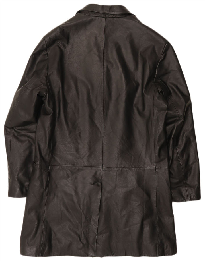 Conbipel Hombre Free Heron Abrigo De Cuero IT 54 XL Cuero Negro