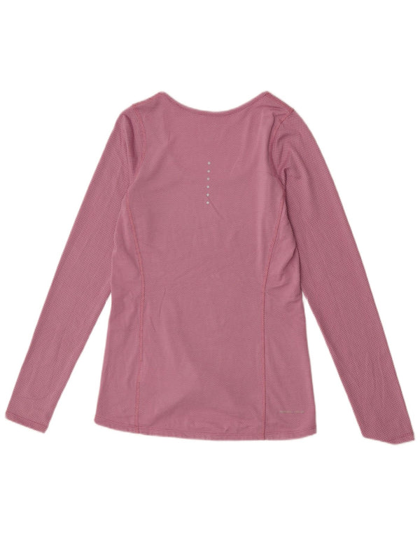 Nike Camiseta de manga larga para mujer UK 6 XS Rosa Poliéster
