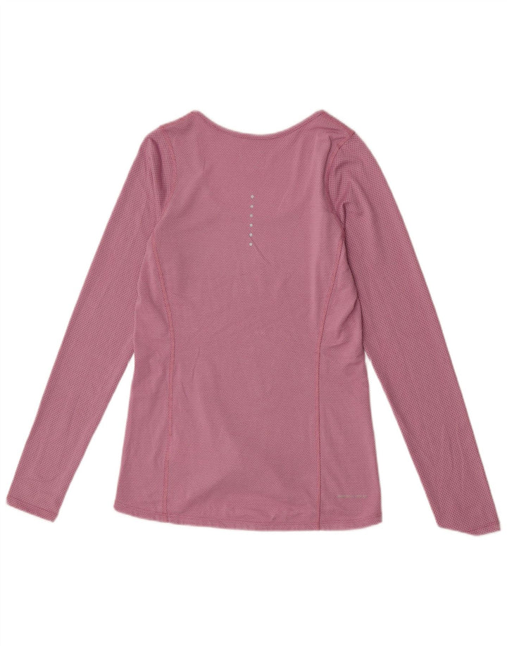 Nike Camiseta de manga larga para mujer UK 6 XS Rosa Poliéster