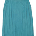 Falda lápiz vintage para mujer IT 42 Mediana W26 Algodón azul