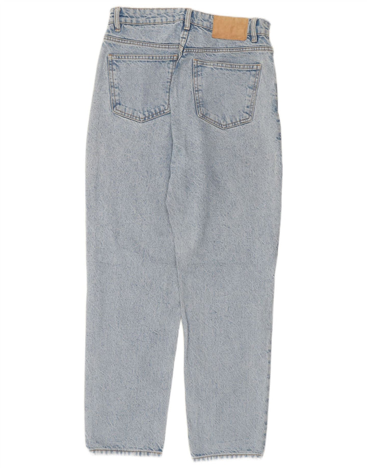 Zara Jeans De Cintura Alta Para Mujer EU 40 Medium W30 L27 Algodón Azul