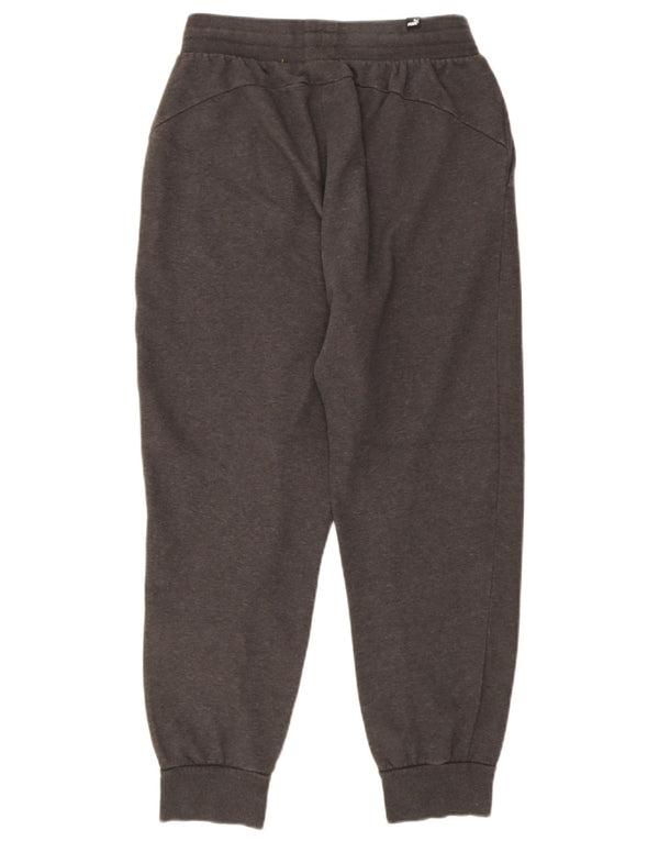 Puma Womens Tracksuit Trousers Joggers UK 10 Small  Black Cotton