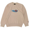 Gas Hombre Sudadera Gráfica Jumper Medium Off White Algodón