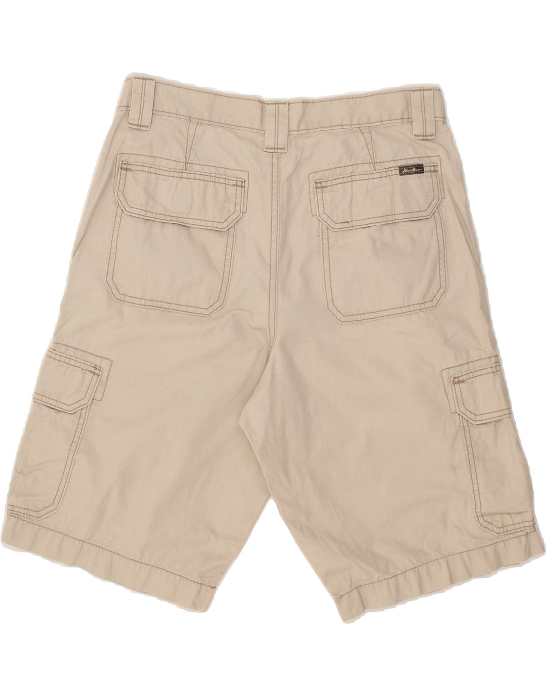 EDDIE BAUER Mens Cargo Shorts W32 Medium Beige Cotton Vintage Eddie Bauer and Second-Hand Eddie Bauer from Messina Hembry 