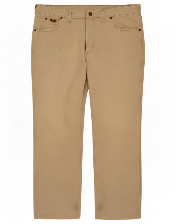 Wrangler Vaqueros rectos para hombre W36 L29 Beige