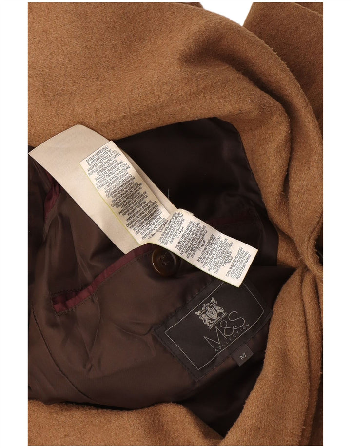Marks & Spencer Chaqueta tipo blazer de 2 botones para hombre UK 38 Poliéster marrón medio