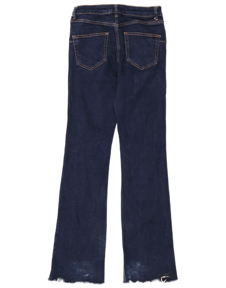 Zara Jeans Acampanados Para Mujer EU 38 Small W28 L33 Algodón Azul