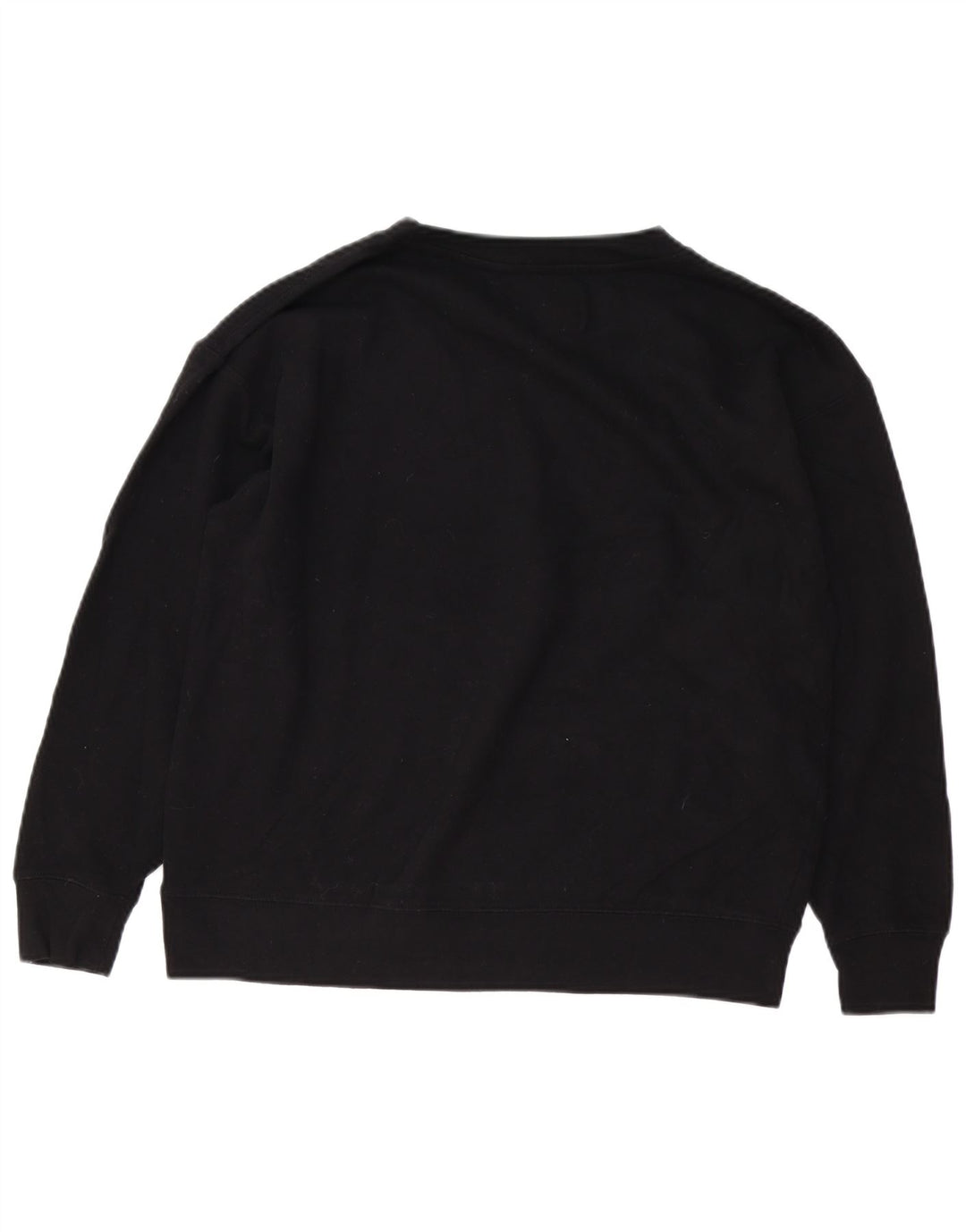 CALVIN KLEIN JEANS Sudadera para mujer Jumper UK 44 Mediano Negro Algodón