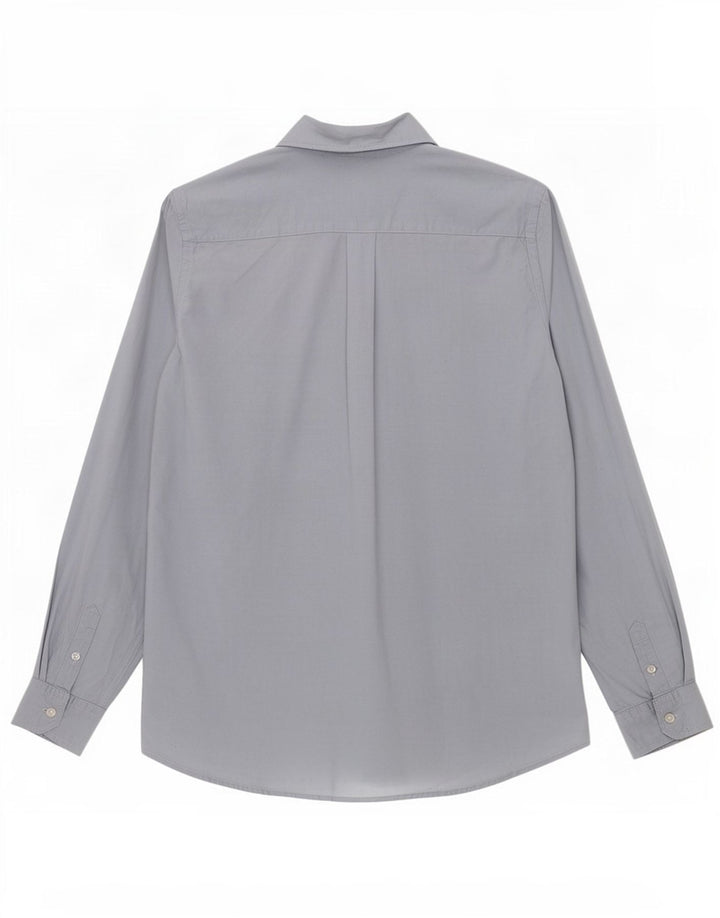 Camisa Benetton Hombre Azul Pequeño