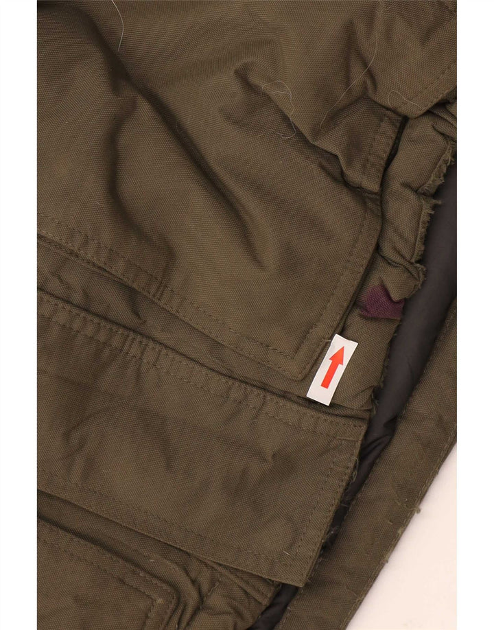 The North Face Chaqueta acolchada con capucha para hombre UK 38 Medium Caqui Nylon