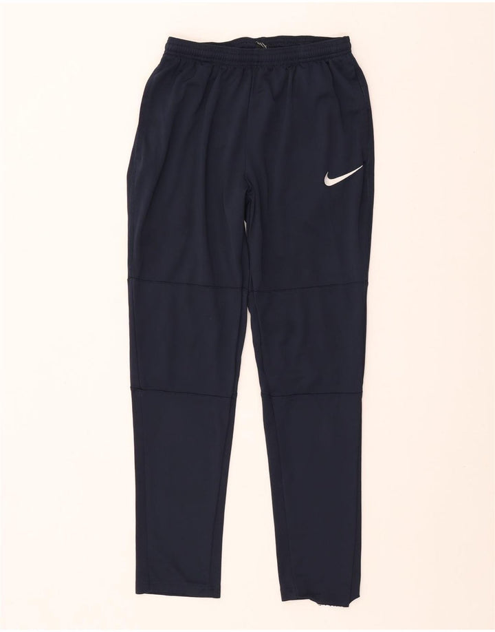 Nike - Pantalones de chándal Dri Fit para hombre, talla S, poliéster, color azul marino