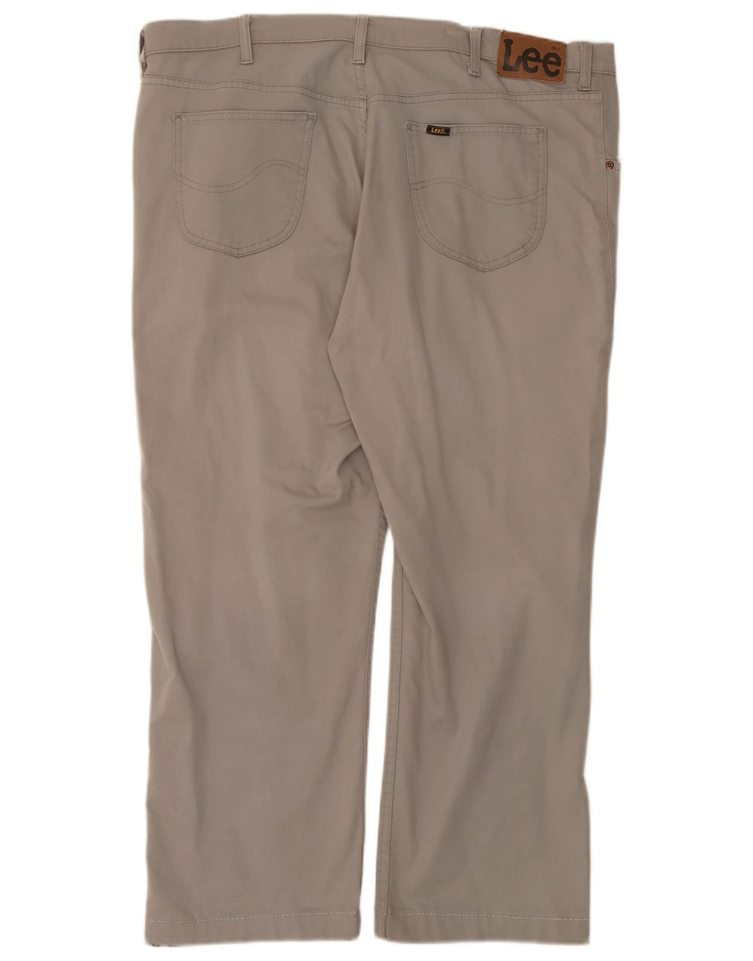 Pantalones informales rectos Lee para hombre W40 L28 Gris
