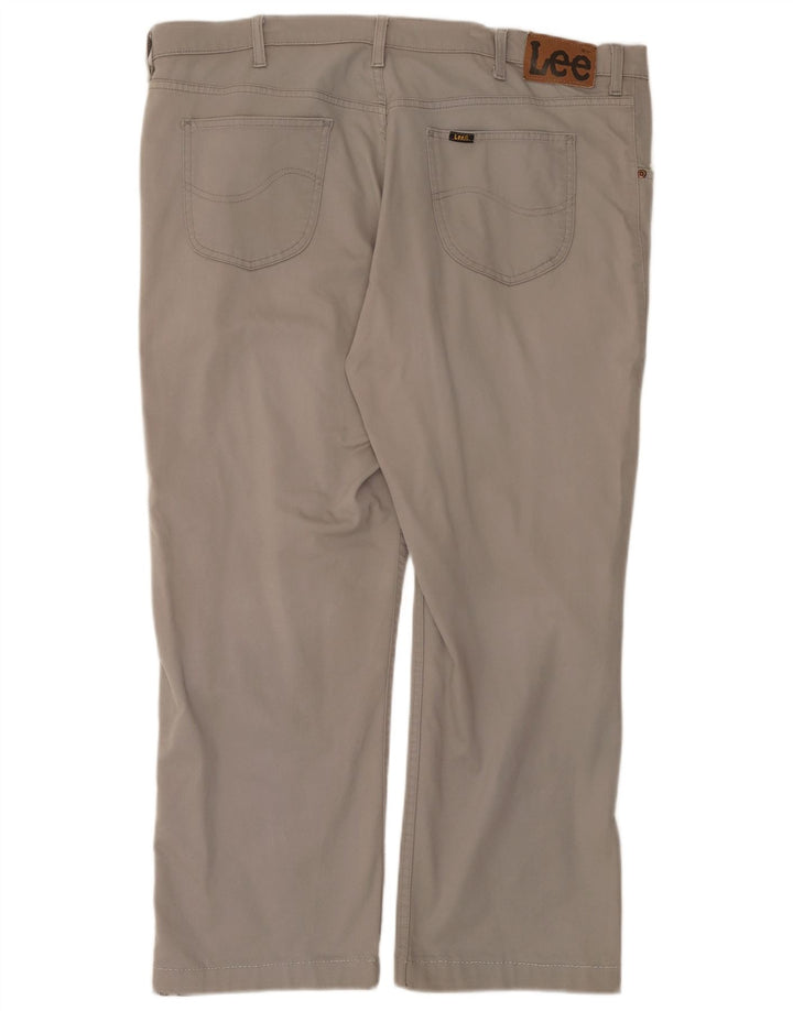 Pantalones informales rectos Lee para hombre W40 L28 Gris