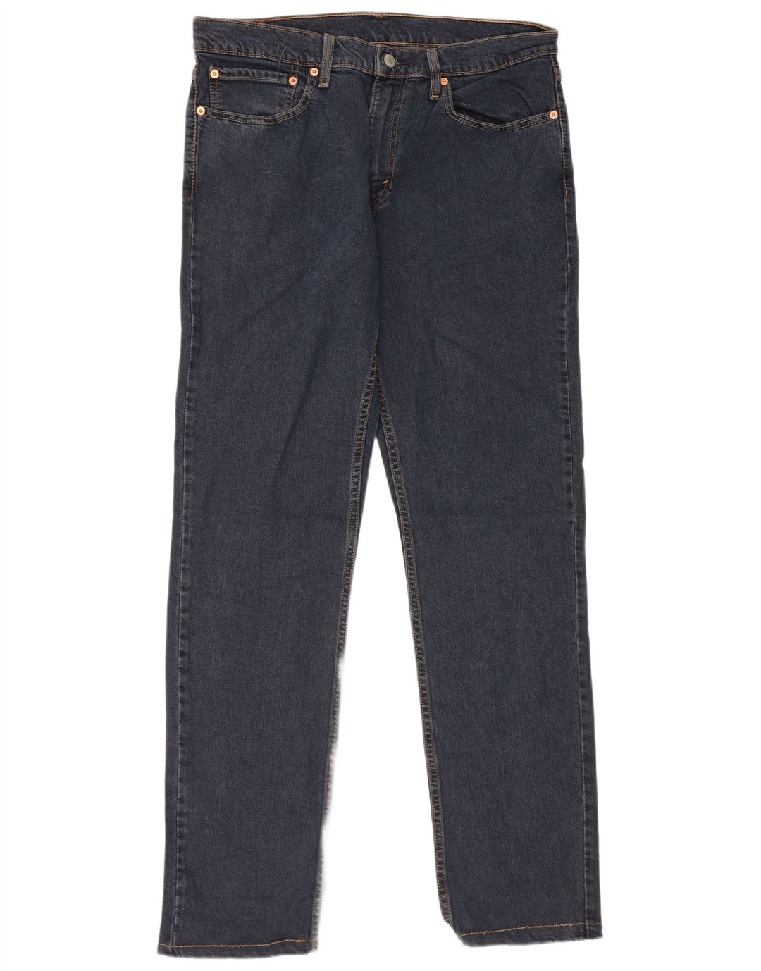 Levi's Hombre 511 Slim Jeans W34 L34 Algodón Azul Marino