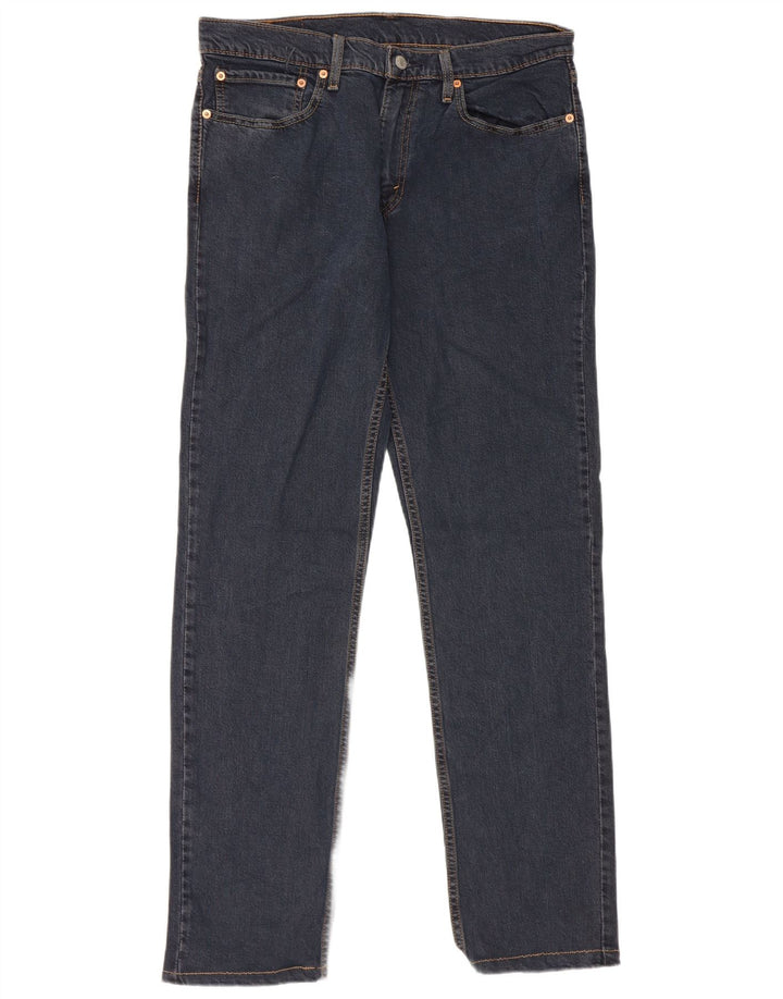 Levi's Hombre 511 Slim Jeans W34 L34 Algodón Azul Marino