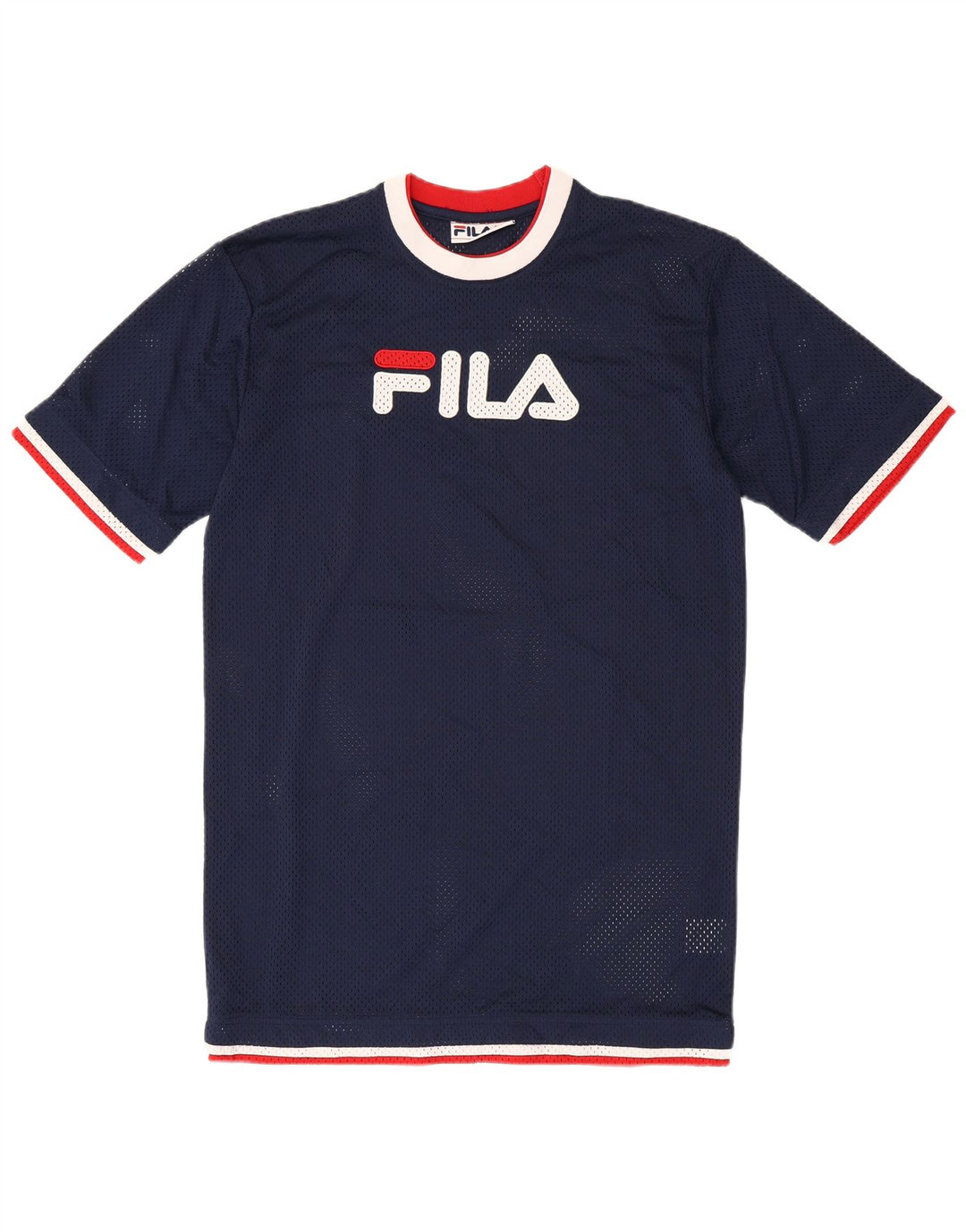 FILA - Camiseta gráfica para hombre, talla pequeña, azul marino