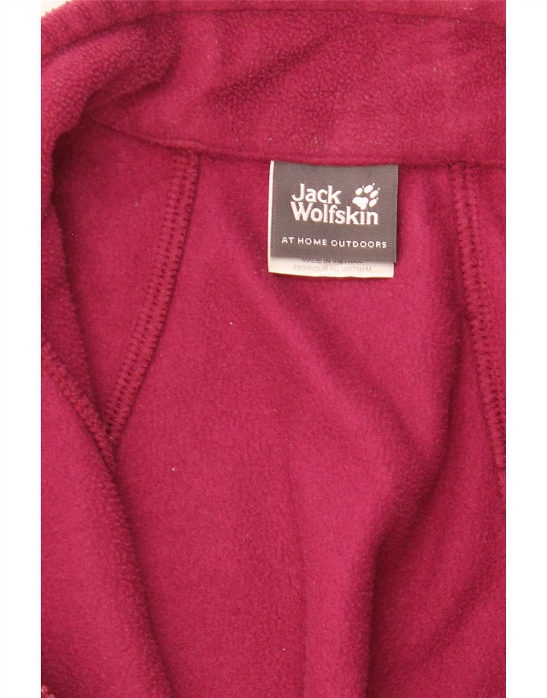 Jack Wolfskin Chaqueta Polar Mujer UK 12/14 Poliéster Rosa Mediano