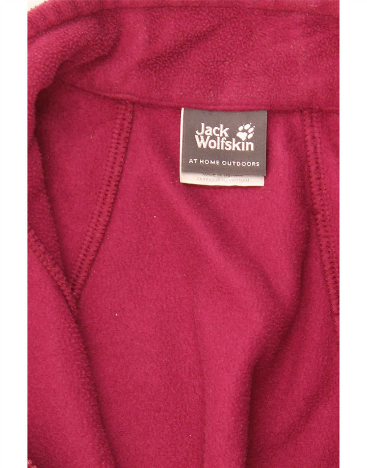 Jack Wolfskin Chaqueta Polar Mujer UK 12/14 Poliéster Rosa Mediano