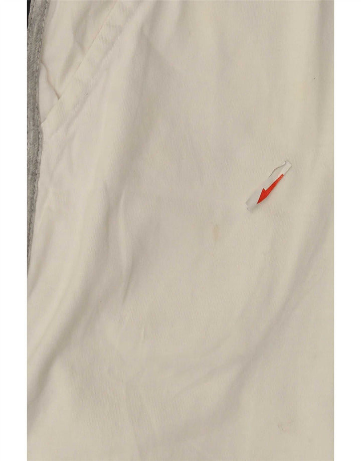 Ellesse Pantalones Cortos Deportivos Gráficos para Hombre Talla Mediana Color Blanco Bloque de Colores Algodón