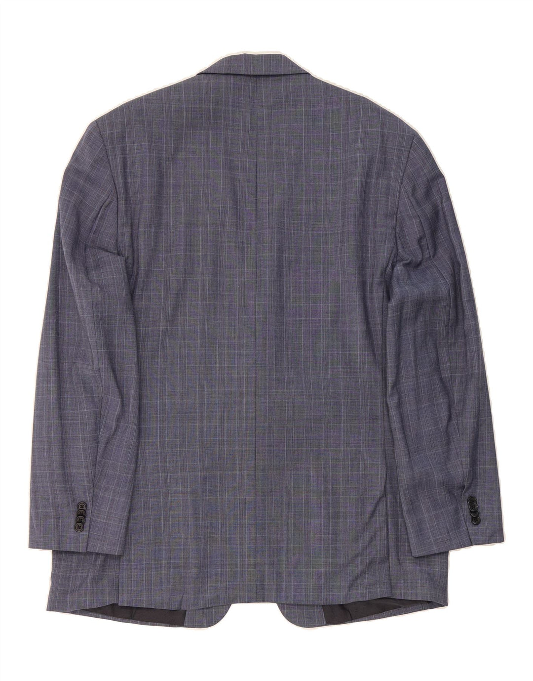 MICHAEL KORS Mens 2 Button Blazer Jacket UK 40 Large Blue Check Wool Vintage Michael Kors and Second-Hand Michael Kors from Messina Hembry 