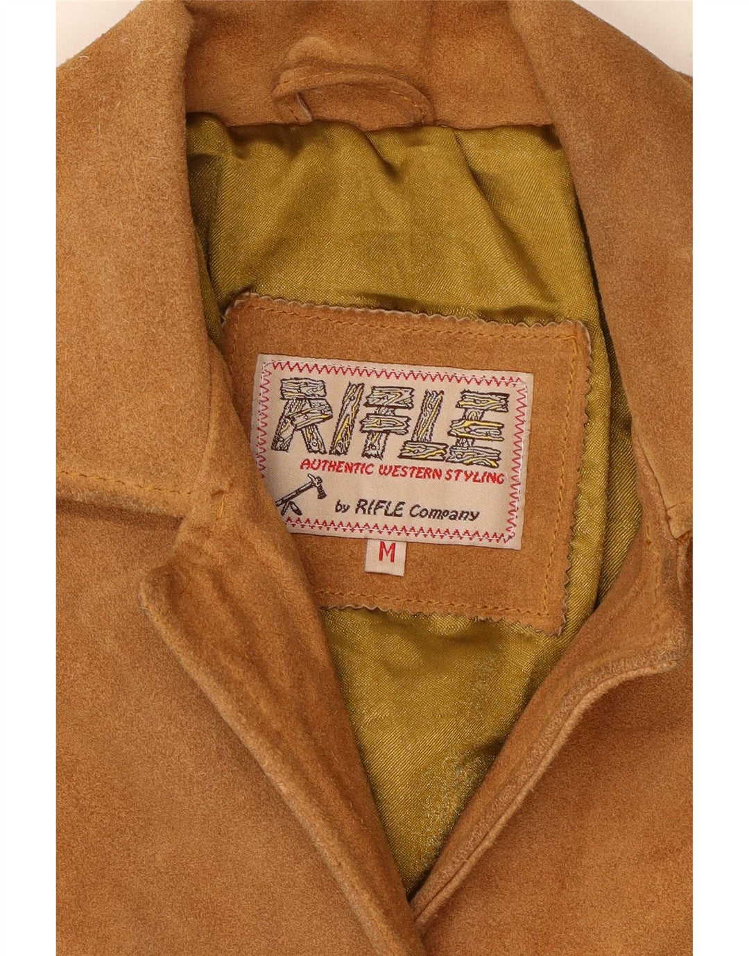 Chaqueta de ante occidental para mujer Rifle UK 44 Cuero marrón medio