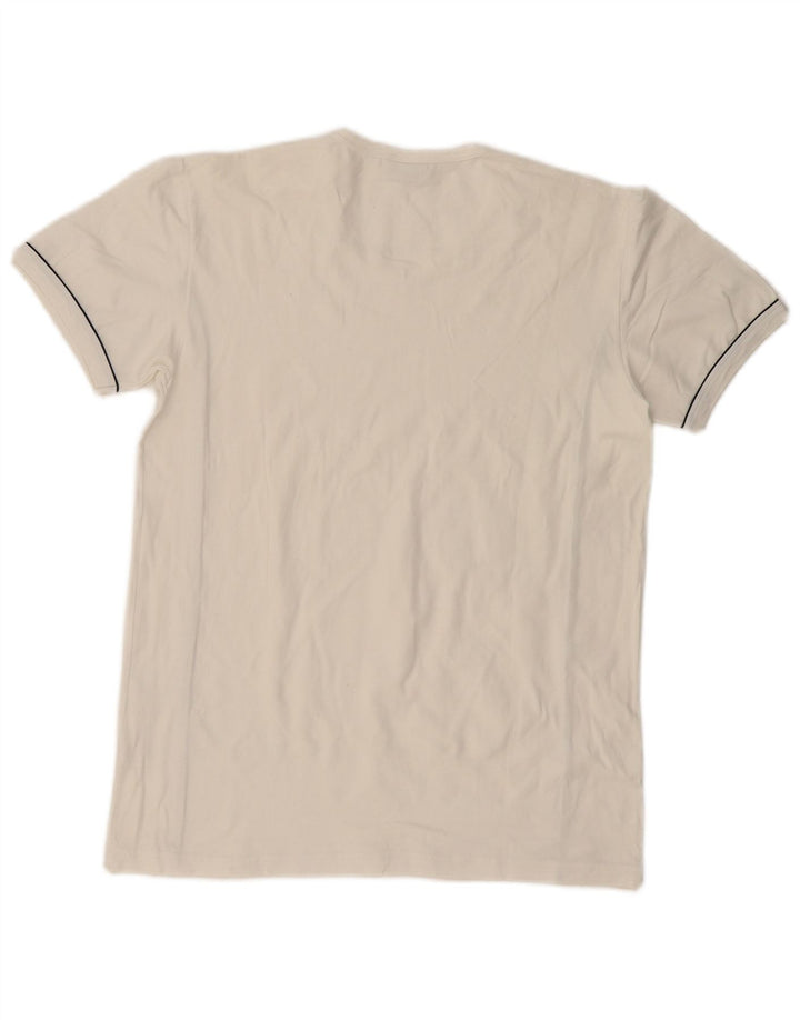 Fila Camiseta para mujer Top UK 14 Medium White Cotton