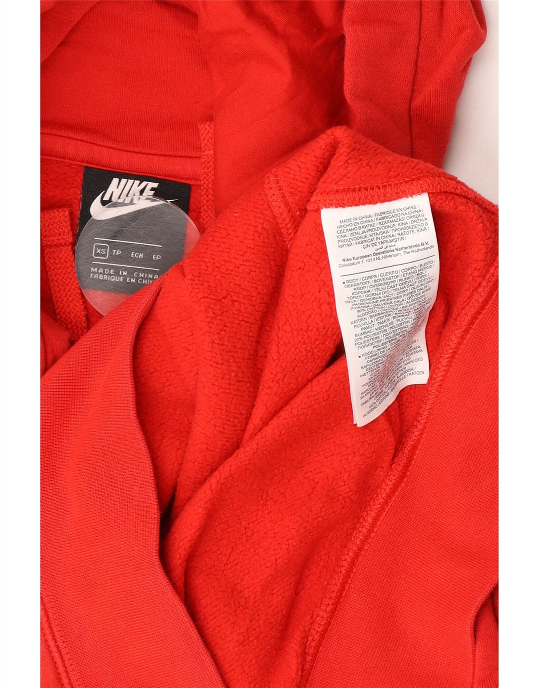Nike - Sudadera con capucha para hombre (talla XS), color rojo
