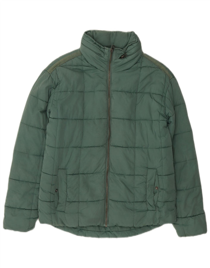 FAT FACE Chaqueta acolchada extragrande para mujer UK 6 XS Verde Poliéster