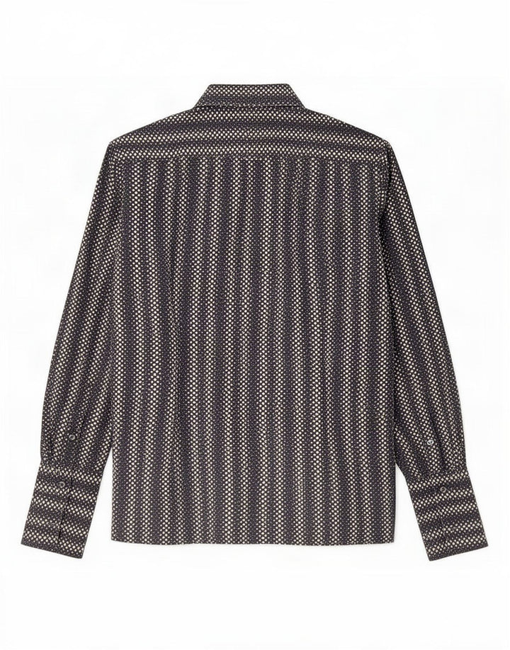 Camisa Paul Smith para hombre de algodón con lunares azul marino mediano
