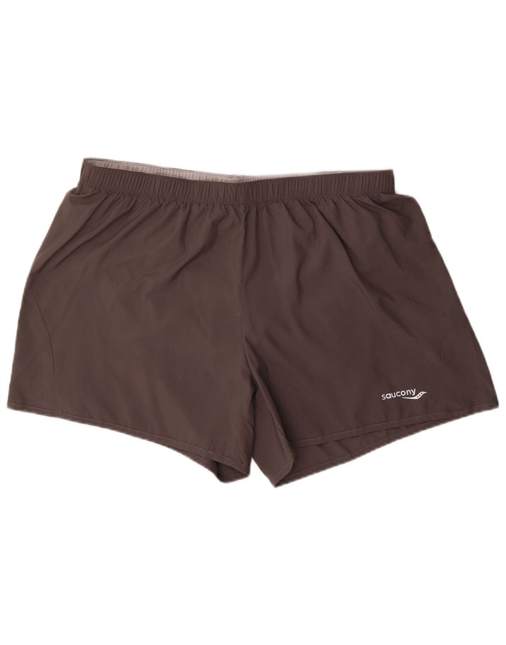 Saucony Shorts Deportivos Hombre XL Gris Poliéster