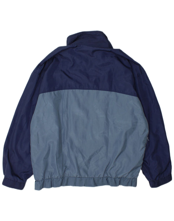 Active - Chaqueta de chándal para hombre XL Azul marino Colorblock Poliéster