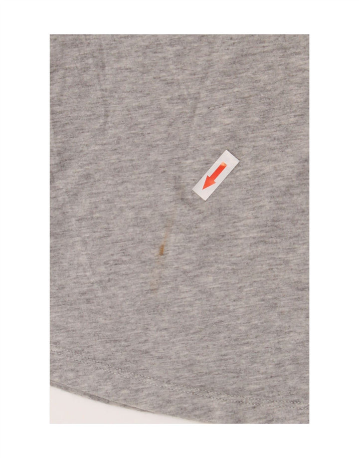 Puma Camiseta gráfica para mujer Top UK 12 Gris medio