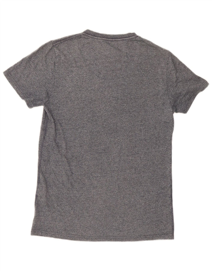 Superdry Camiseta para hombre Top Small de algodón moteado gris