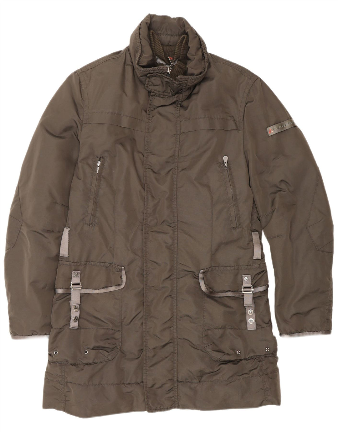 PEUTEREY Abrigo acolchado para hombre UK 36 Small Gris Poliamida