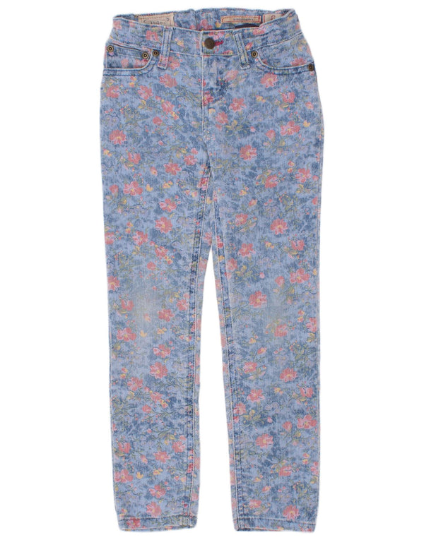 Polo Ralph Lauren Vaqueros pitillo BOWERY para niña 5-6 años Algodón floral azul