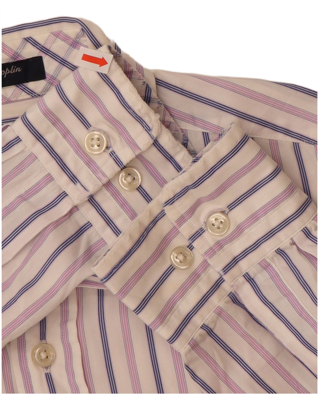 GANT Camisa Regular Fit De Algodón A Rayas Blancas Para Hombre