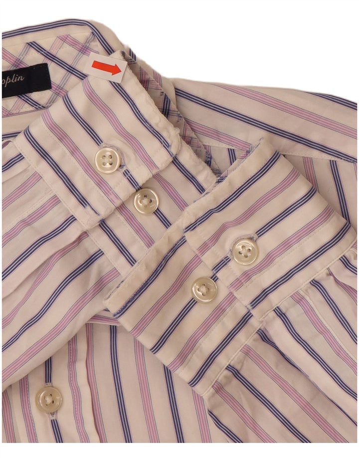 GANT Camisa Regular Fit De Algodón A Rayas Blancas Para Hombre