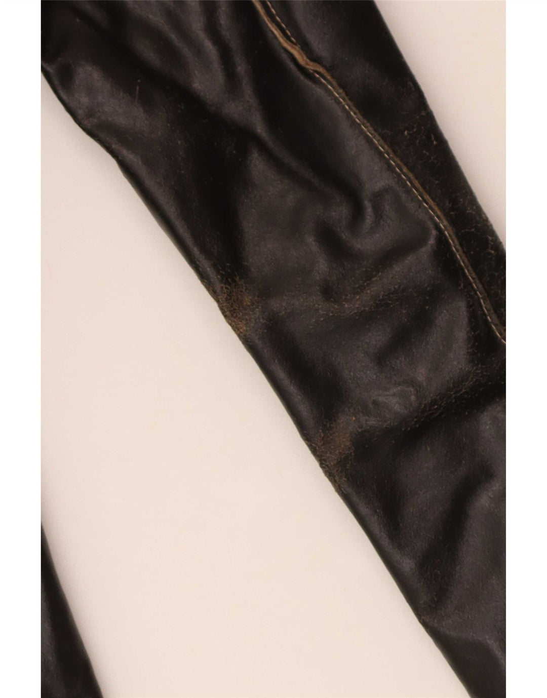 Conbipel Gabardina de cuero para mujer IT 42 Medium Black