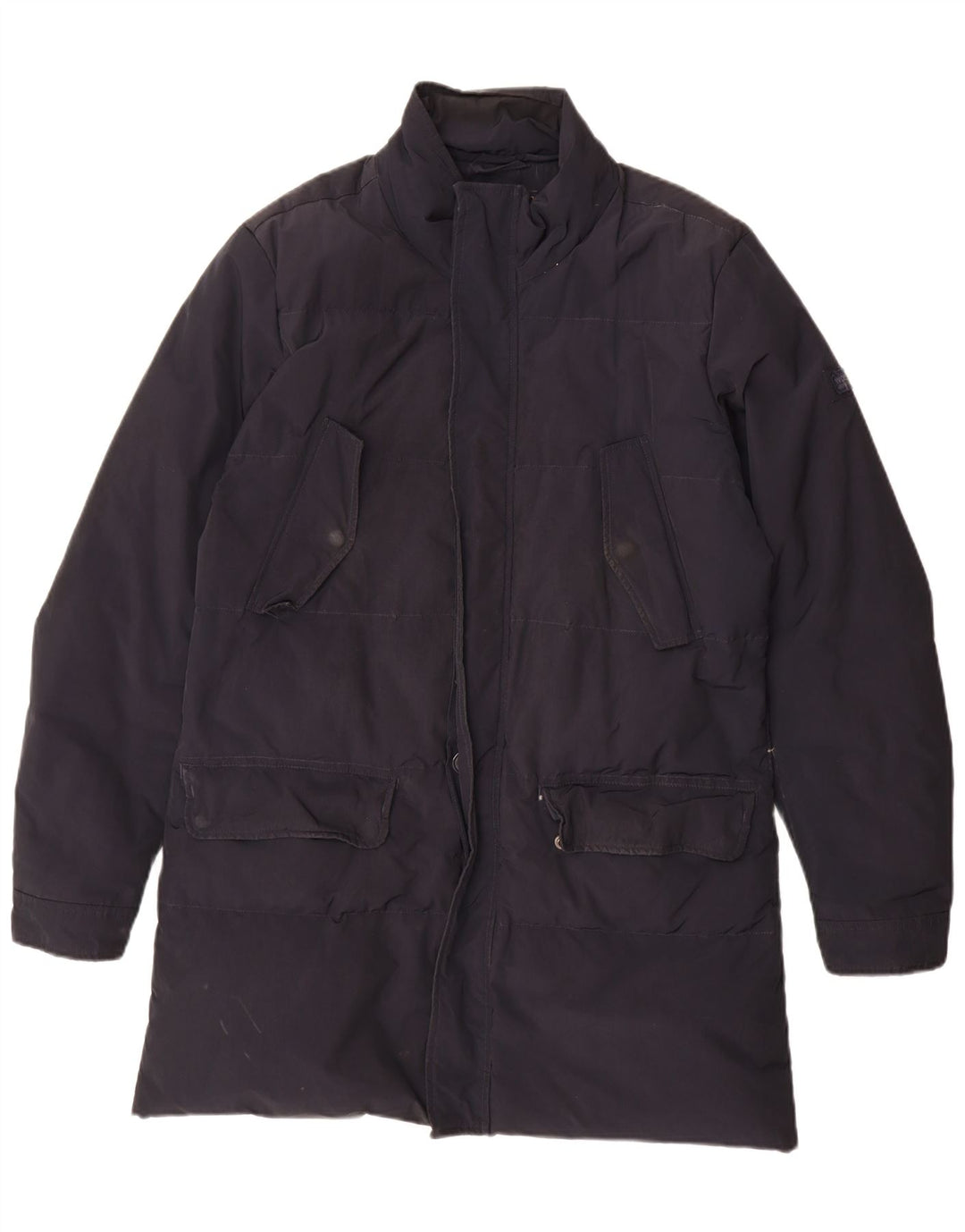 Woolrich Abrigo acolchado para hombre UK 38 Medium Azul marino