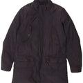Woolrich Abrigo acolchado para hombre UK 38 Medium Azul marino