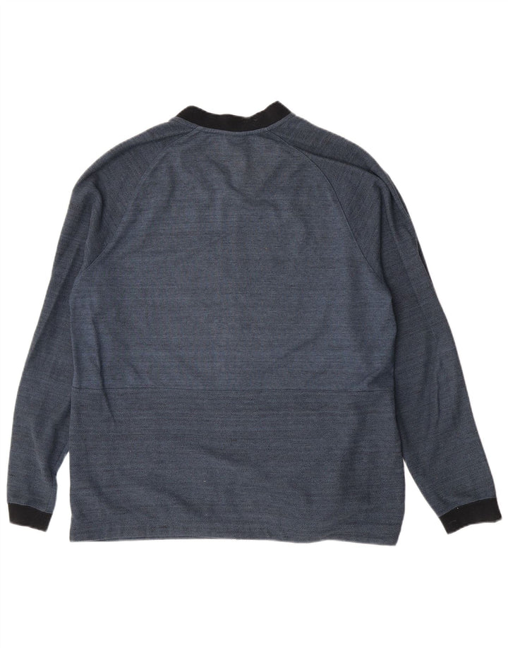 Nike - Chaqueta de chándal para hombre, talla XL, algodón moteado azul