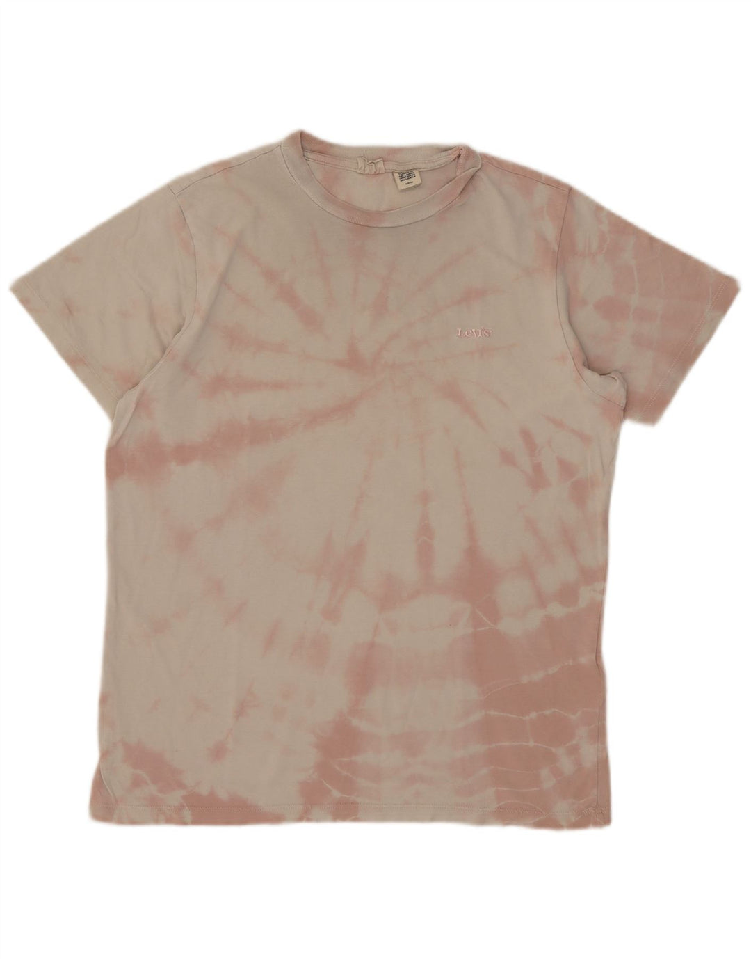 Levi's Camiseta para hombre Top Small Pink Tie Dye Cotton