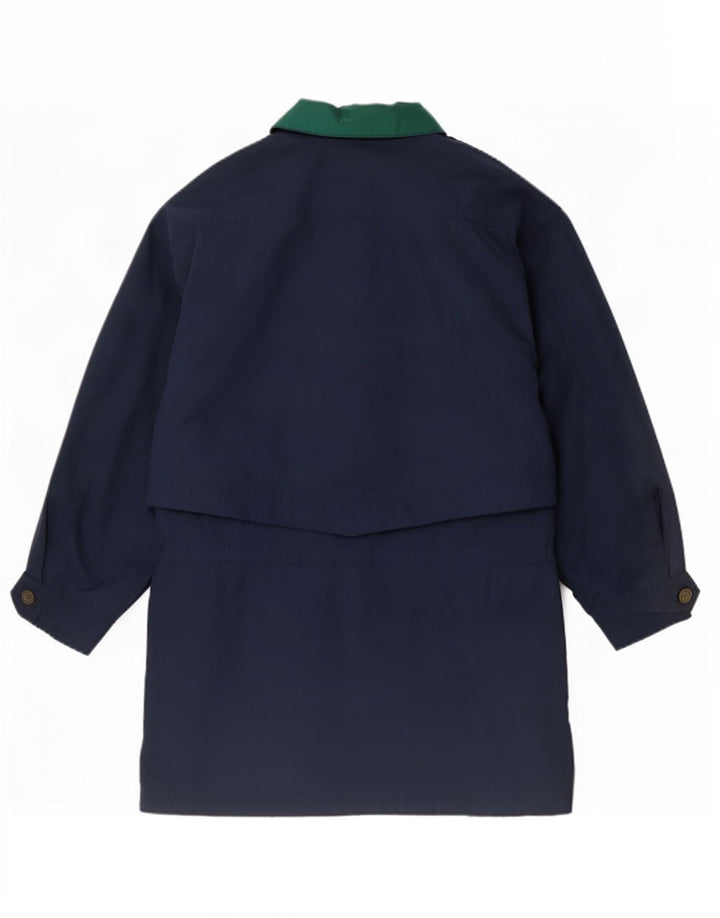 Chubasquero de gran tamaño para mujer St. Bernard UK 10 Small Azul marino Poliéster