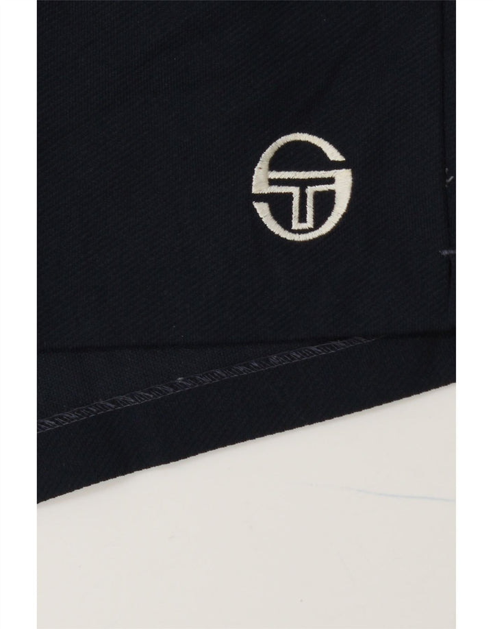 SERGIO TACCHINI Pantalones cortos chinos para mujer W32 Grande Poliéster azul marino