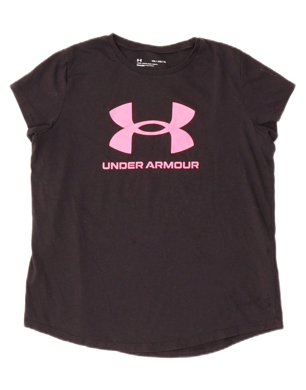 UNDER ARMOUR Camiseta holgada con gráfico para niña 13-14 años XL Negro