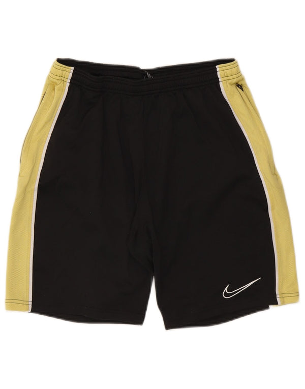 Pantalones cortos deportivos Nike Dri Fit para hombre Poliéster color block negro mediano