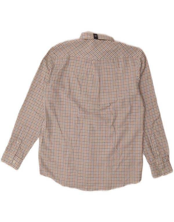 Camisa de franela para hombre James Pringle Poliéster a cuadros blanco roto medio