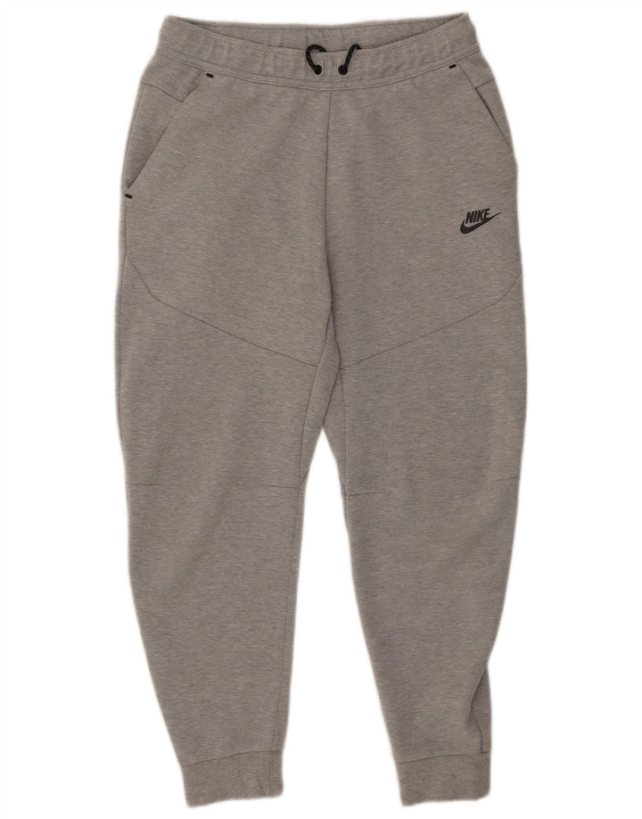 Pantalones De Chándal Nike Hombre Joggers De Algodón Moteado Gris Medio